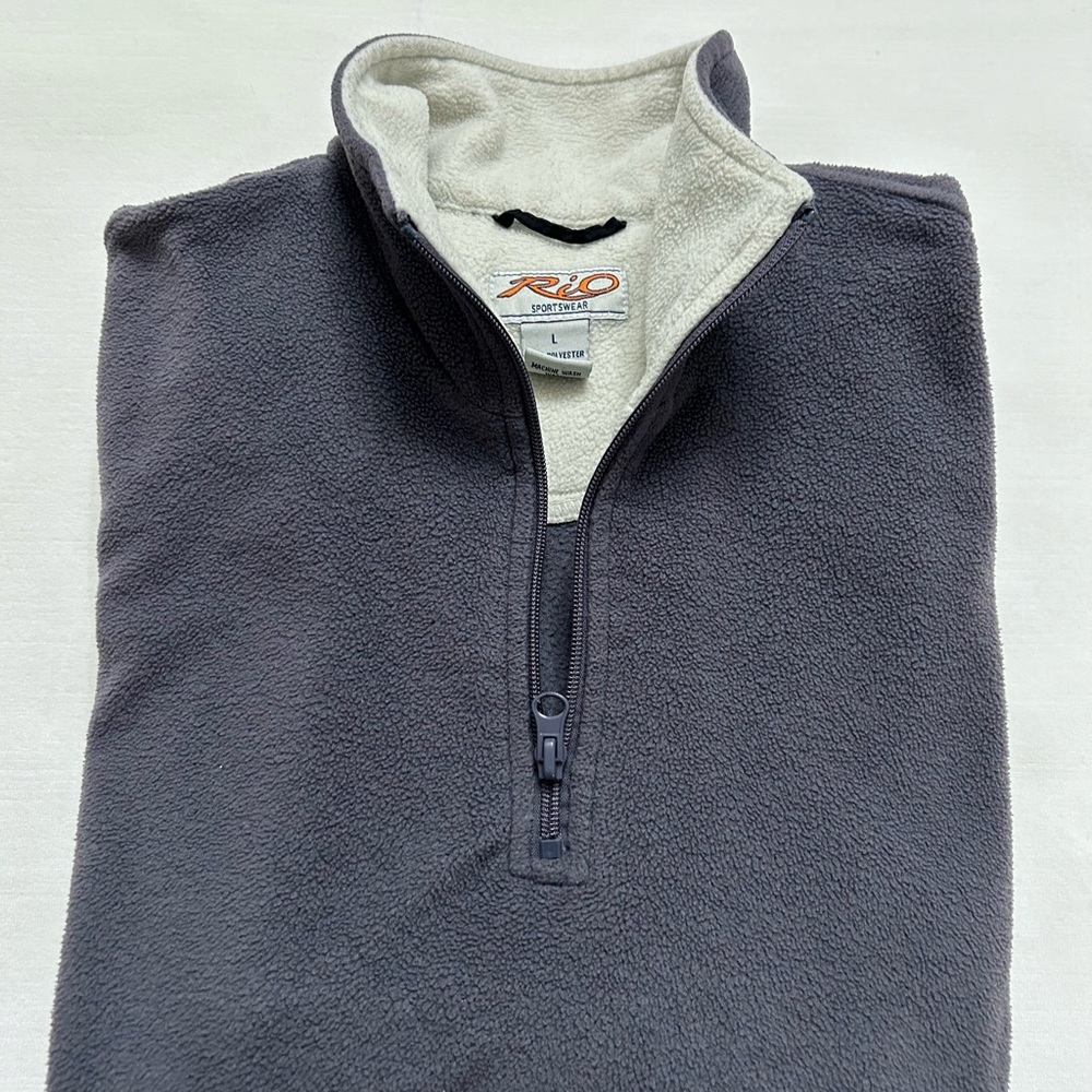 Rio Sportswear Pull Over Fleece Mens Shirt Sweater